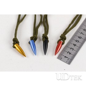 Wolf Warrior 2 Aluminum alloy Necklace bullet with 4 colors UD405183